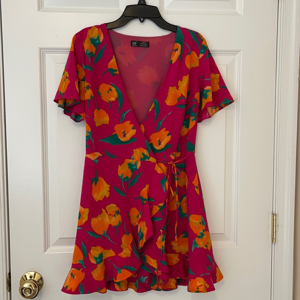 Zara Romper - Bright Fun Floral Magenta Romper